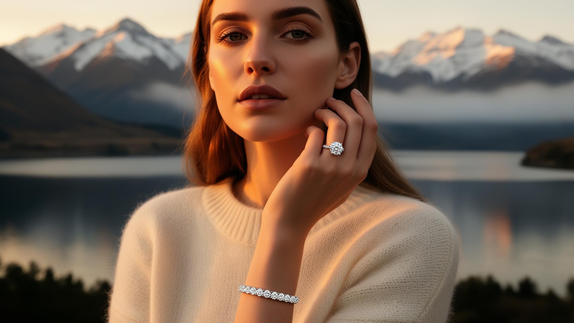 Lab grown diamond solitaire