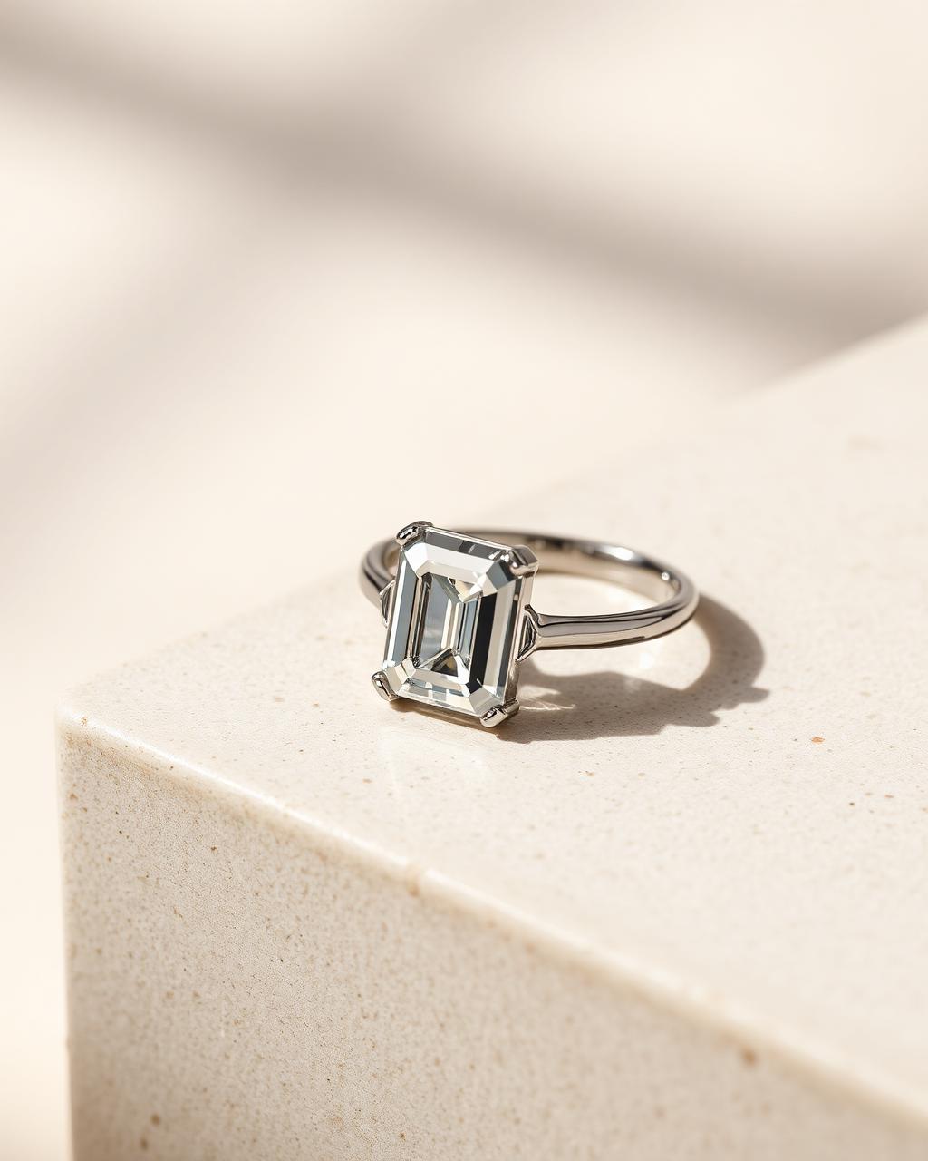Petite Emerald Solitaire — 1ct