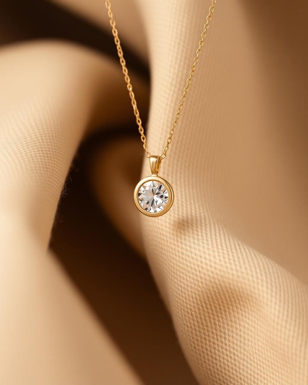 Floating Bezel Pendant
