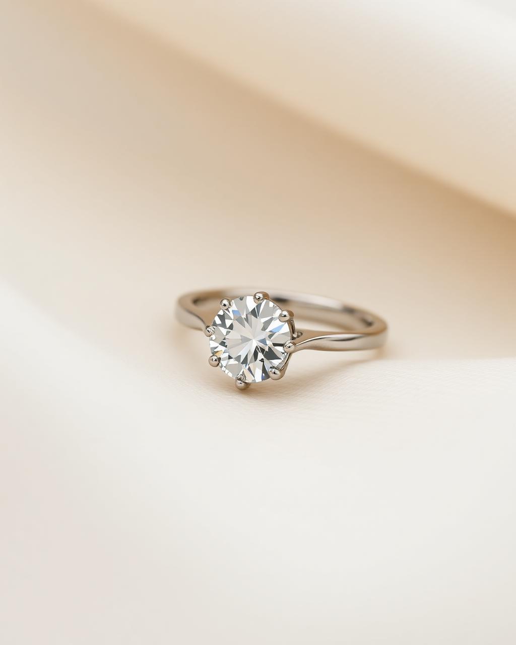Halo Hidden Engagement Ring