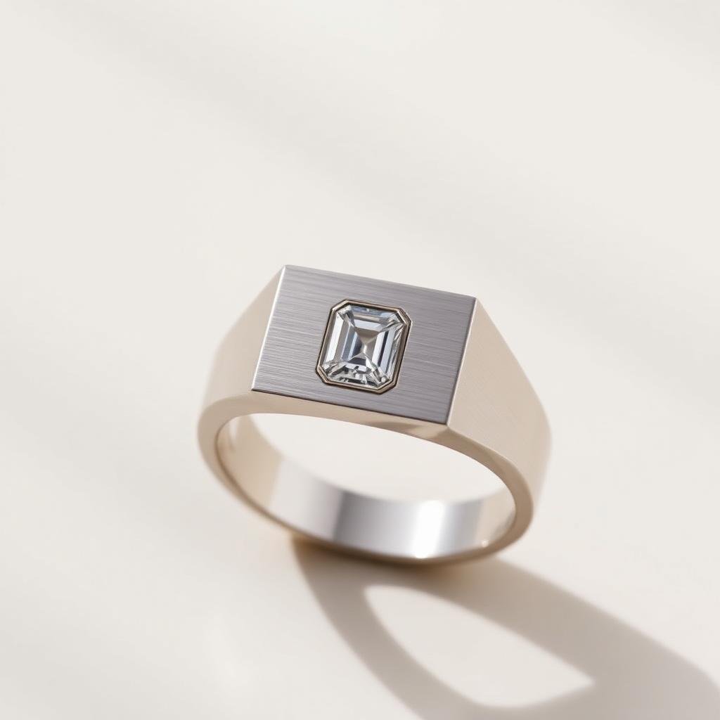 Kai Emerald cut Signet