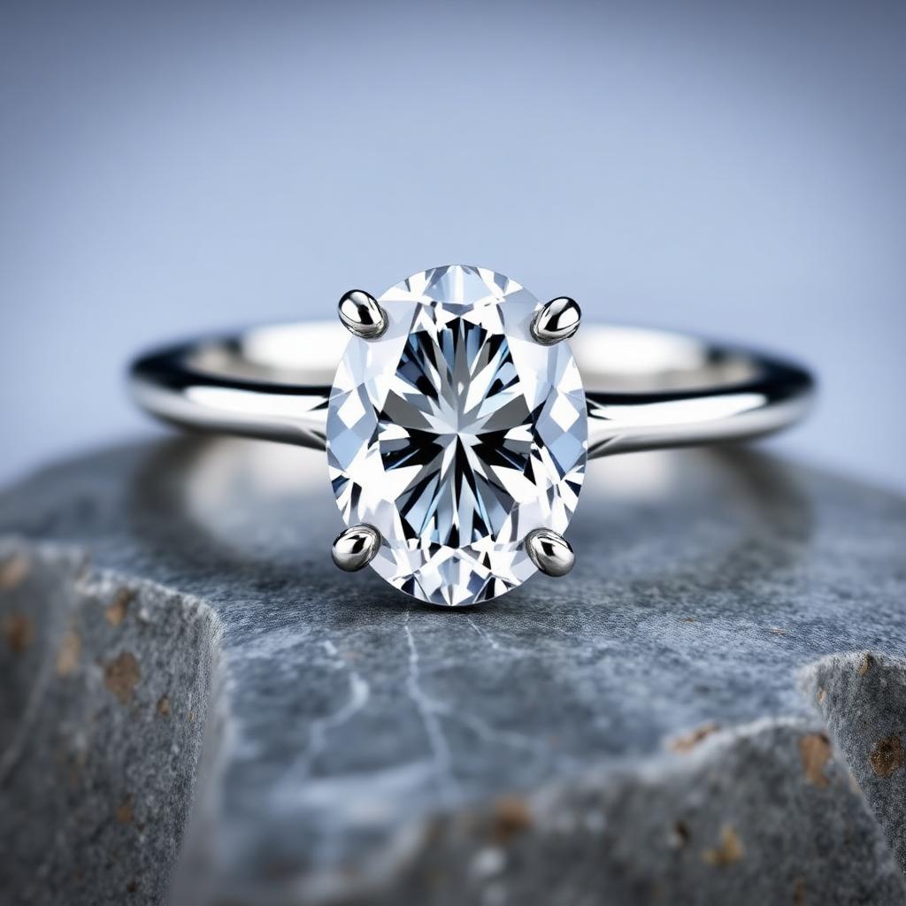 Selene Oval — 3ct Platinum