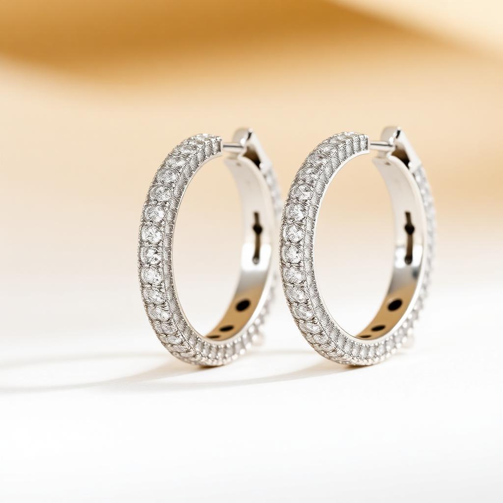 Halo Pavé Hoops