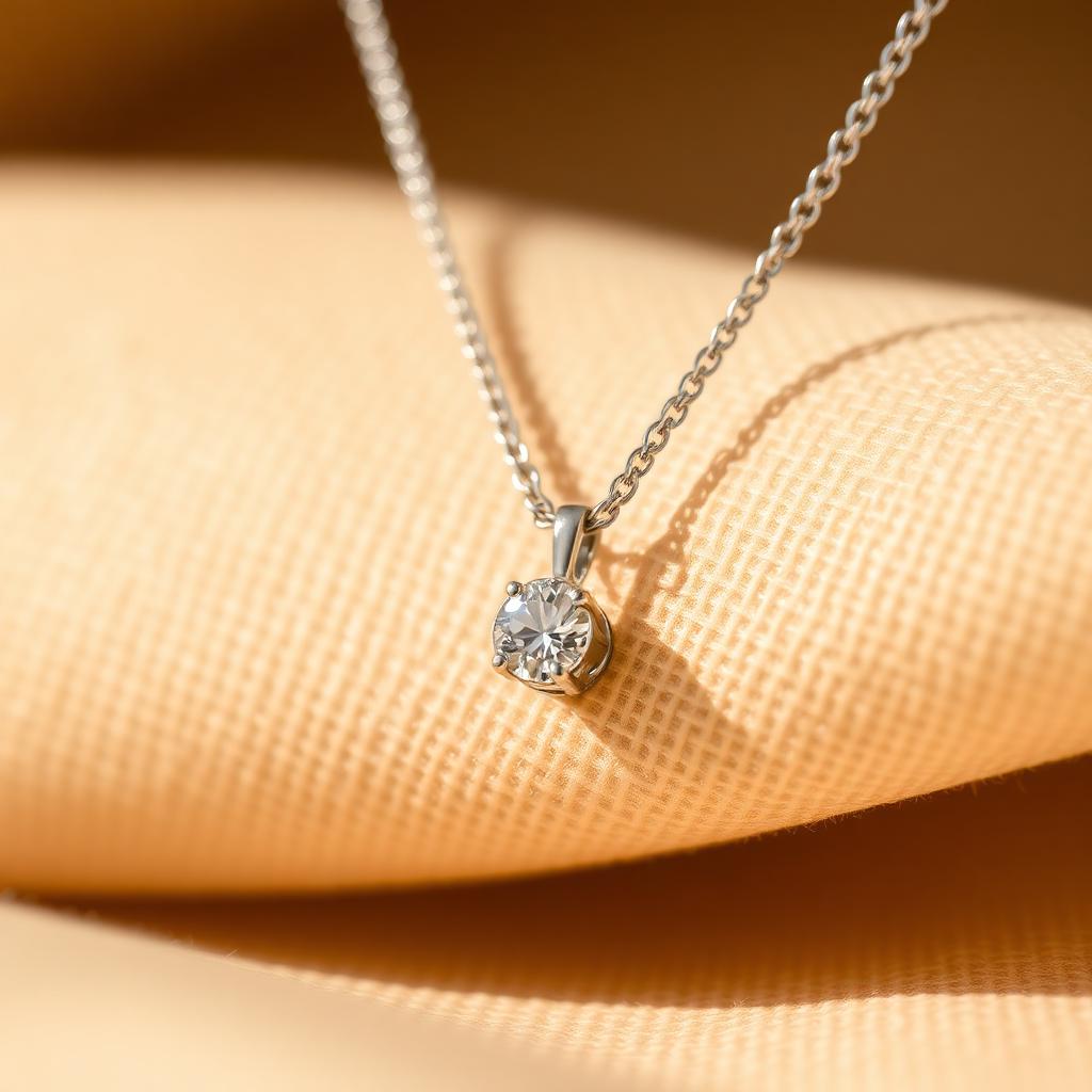 Solitaire Necklace — 0.25ct