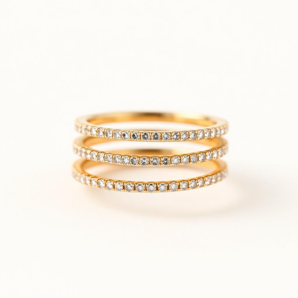 Featherline Pavé Stacker