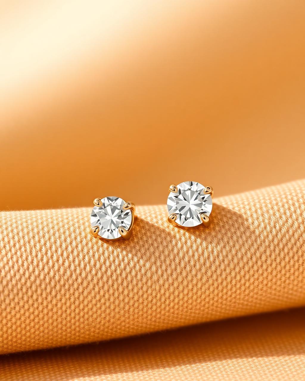 Petite Solitaire Studs
