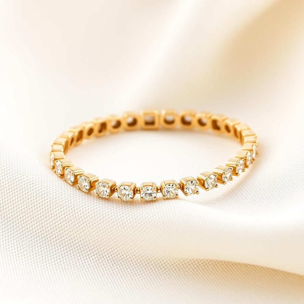 Bezel Tennis Bracelet